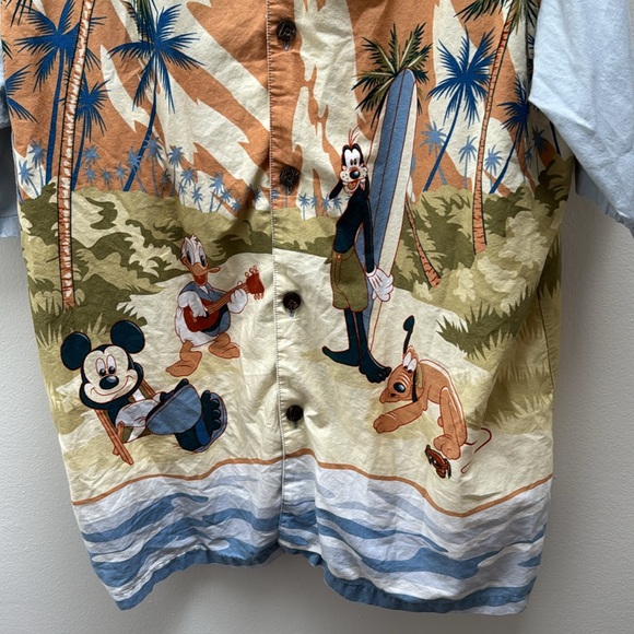 Vintage Disneyland Hawaiian Shirt Hang Loose Large Camp Shirt| Resort vacation - Picture 7 of 10